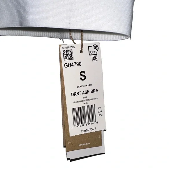 Adidas White Sports Bra - Picture 3 of 13